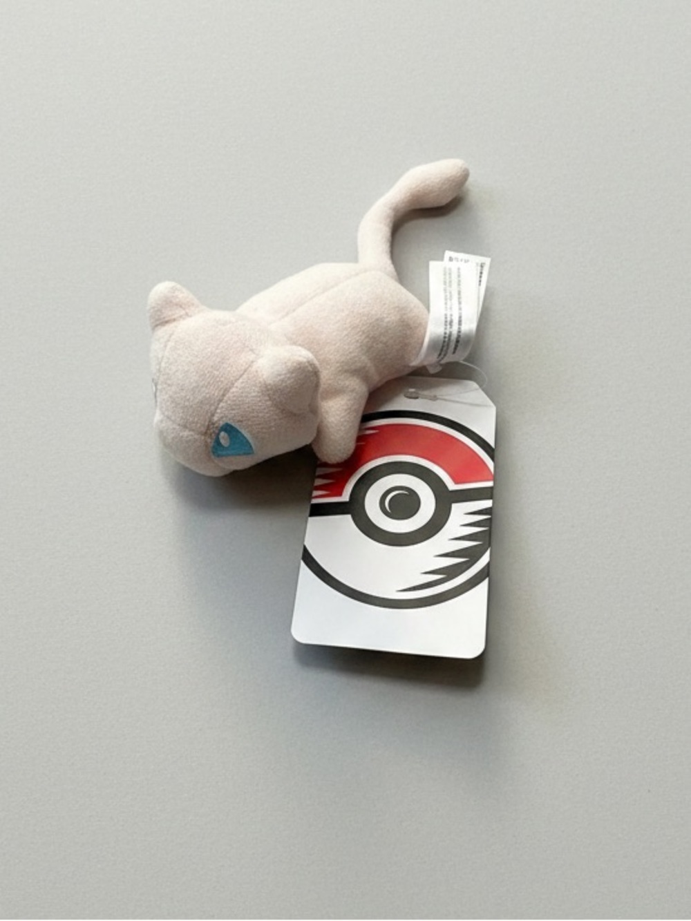 Pokemon Light Pink Mew Plush with Blue Eyes